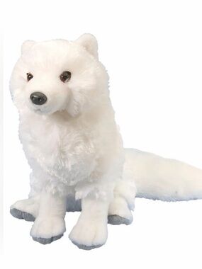 Wild Republic Arctic Fox 12” Plush – Cuddlekins Stuffed Animal